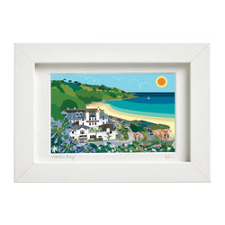 SALE Small framed print - Carbis Bay, St Ives