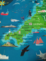 PRE-ORDER ONLY South West Coast Path tea towel