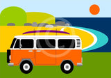 Bus (Camper Van) orange