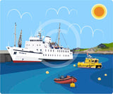 Scillonian at St Mary's