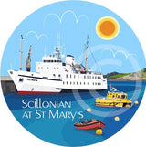 Scillonian at St Mary's