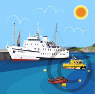 Scillonian at St Mary's
