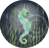 Seahorse - blue