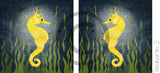 Seahorse - yellow
