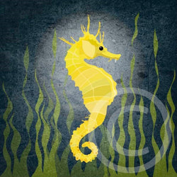 Seahorse - yellow