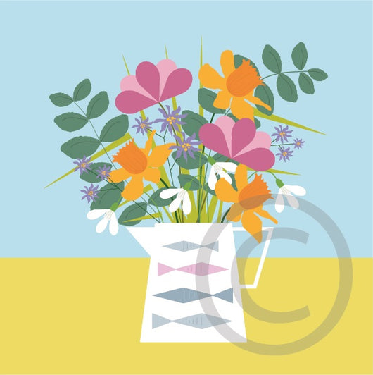 Spring Flowers card